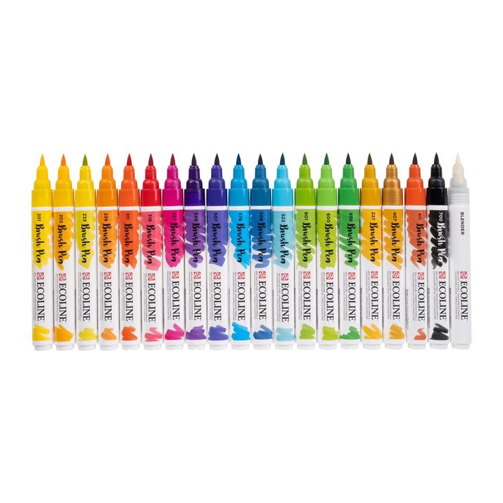 Akvarelové perá Ecoline Brush Pen