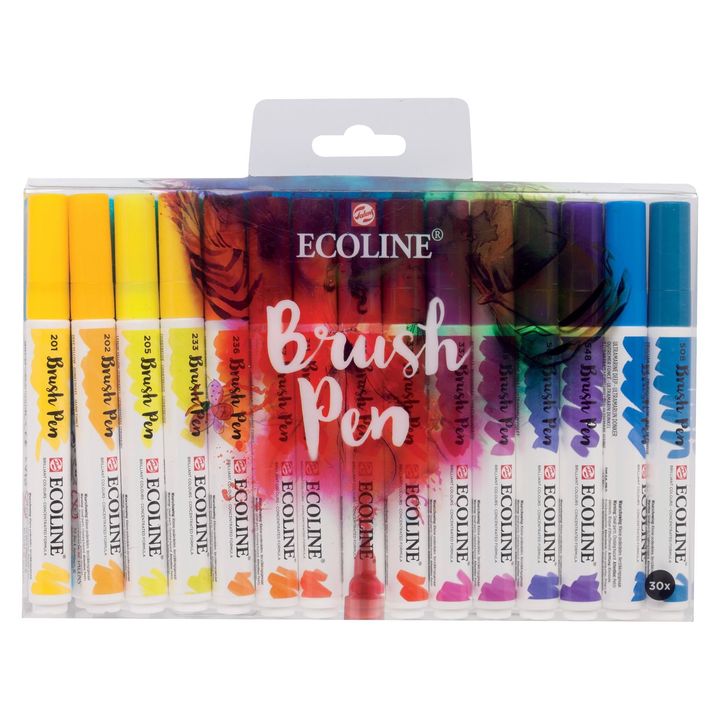 Akvarelové perá Ecoline Brush Pen