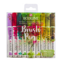 Akvarelové perá Ecoline Brush Pen Botanic