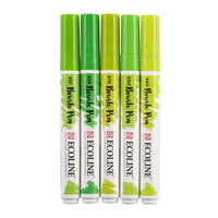 Akvarelové perá Ecoline Brush Pen Green