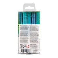 Akvarelové perá Ecoline Brush Pen Green Blue