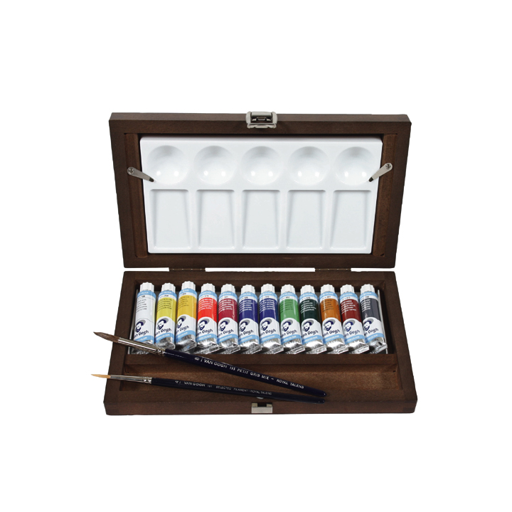 Akvarelové farby Van Gogh 12x10ml + príslušenstvo