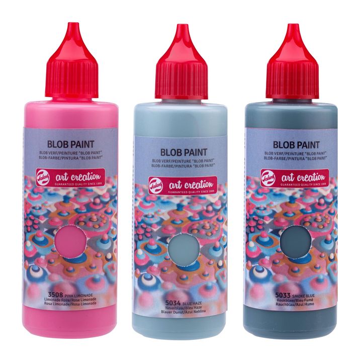 Kreatívna sada Art Creation Blob Paint ružové 3 x 80 ml