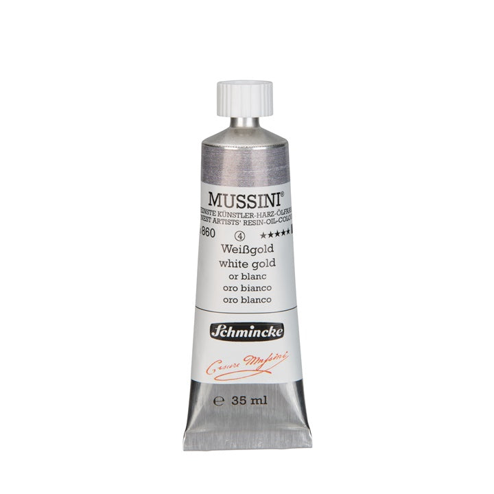 Olejové farby Schmincke MUSSINI 35 ml – 860 bielozlatá