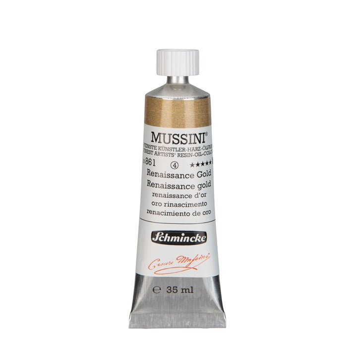 Olejové farby Schmincke MUSSINI 35 ml – 861 renesans zlatá