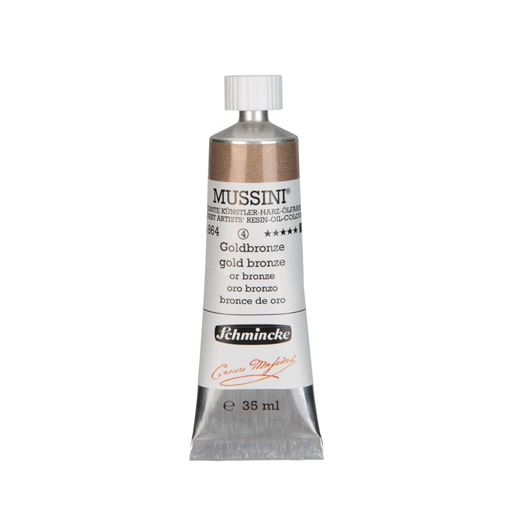 Olejové farby Schmincke MUSSINI 35 ml – 864 zlatobronzová