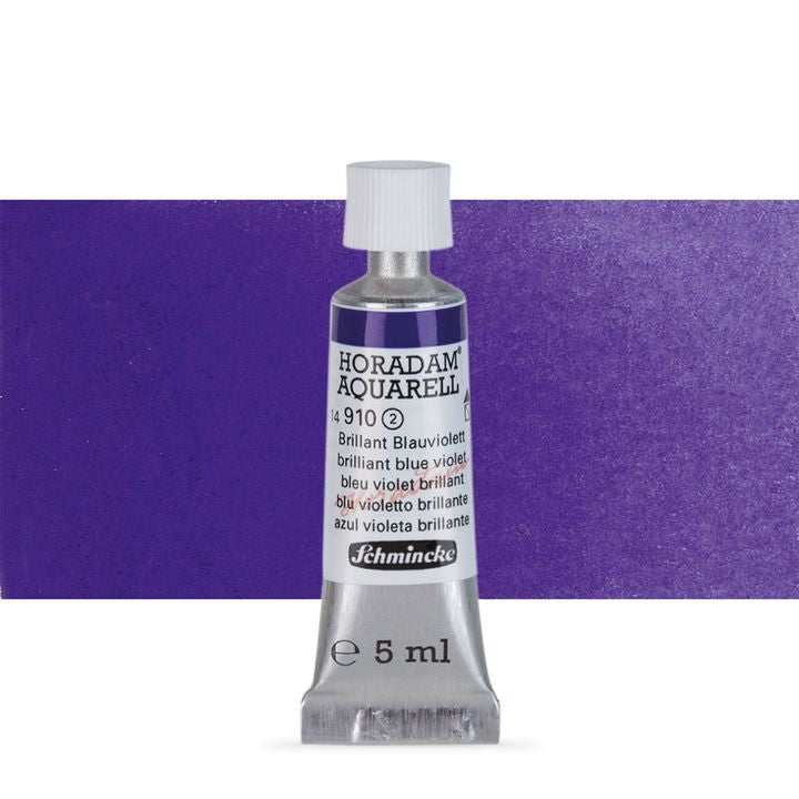 Schmincke Horadam akvarelové farby v tube 5 ml – 910 brilliant fialovomodrá
