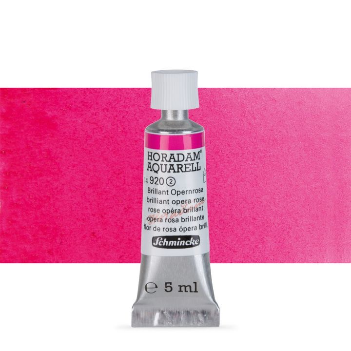 Schmincke Horadam akvarelové farby v tube 5 ml – 920 brilliant opera rose