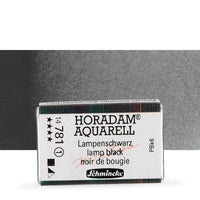 Schmincke Horadam akvarelové farby v celej panvičke – 781 lamp black