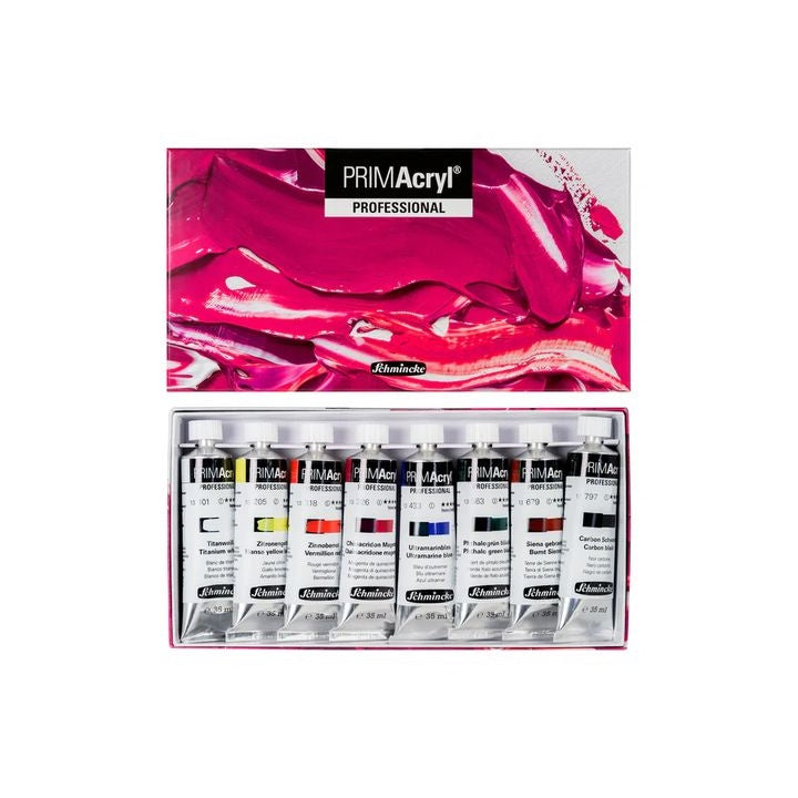 Akrylové farby Schmincke PRIMAcryl professional 8 x 35 ml