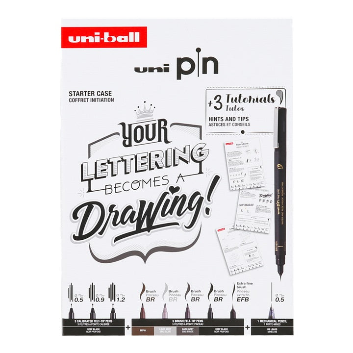Darčeková sada UNI PIN Starter Case 9 ks