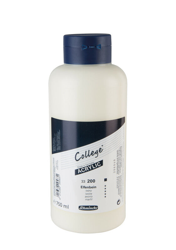 Akrylové farby Schmincke College Acrylic 750 ml – 200 Slonovinová kosť