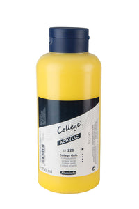 Akrylové farby Schmincke College Acrylic 750 ml – 220 College žltá