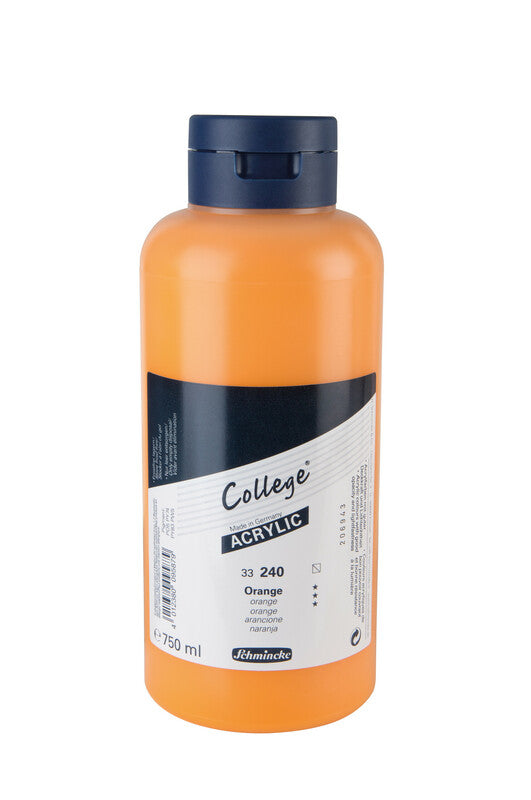 Akrylové farby Schmincke College Acrylic 750 ml – 240 Oranžová