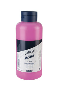 Akrylové farby Schmincke College Acrylic 750 ml – 350 College purpurová