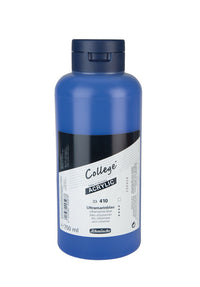 Akrylové farby Schmincke College Acrylic 750 ml – 410 Ultramarínová modrá