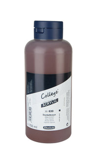 Akrylové farby Schmincke College Acrylic 750 ml – 630 Tmavo hnedá
