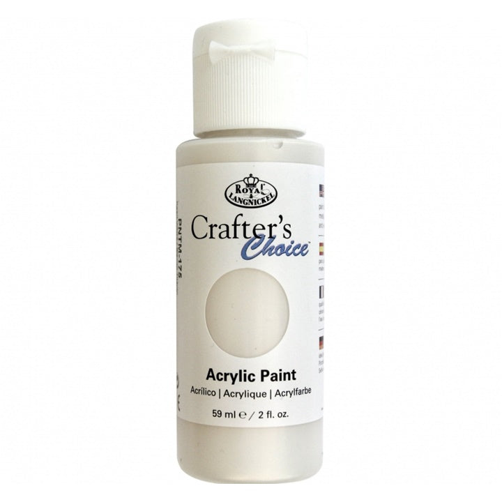 Akrylová farba Essentials metalicko-perleťová - 59 ml – 175 - perlová biela