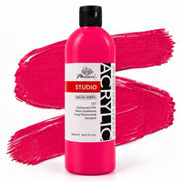 Akrylová farba fluorescenčná Phoenix 157 Fluorescenčná ružová 500 ml