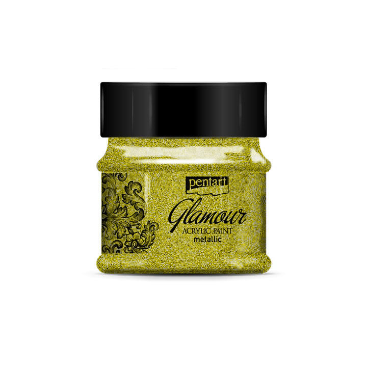 Akrylová farba Glamour metalická 50ml | rôzne farby — obrázok 6