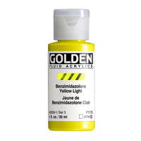 Akrylová farba GOLDEN Fluid 118 ml – 2009 benzimidazolone svetložltá