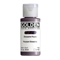 Akrylová farba GOLDEN Fluid 118 ml – 2150 dioxazin fialová