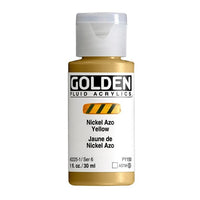 GOLDEN Fluid Acrylfarbe 118 ml – 2225 Nickel-Azo-Gelb