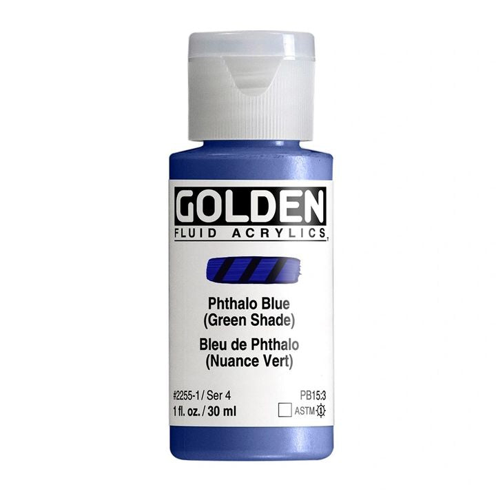 GOLDEN Fluid Acrylfarbe 118 ml – 2255 Veilchenblau (Grünstich)