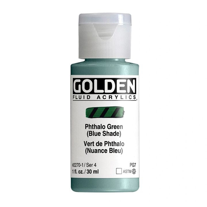 GOLDEN Fluid Acrylfarbe 118 ml – 2270 violettgrün (bläulicher Farbton)