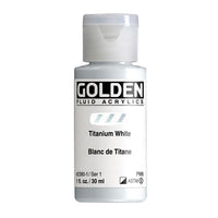 GOLDEN Fluid Acrylfarbe 118 ml – 2380 Titanweiß