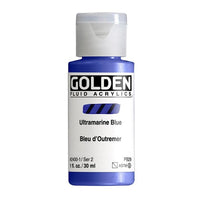 GOLDEN Fluid Acrylfarbe 118 ml – 2400 Ultramarin Blau