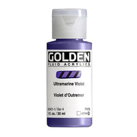 GOLDEN Fluid Acrylfarbe 118 ml – 2401 Ultramarin Violett