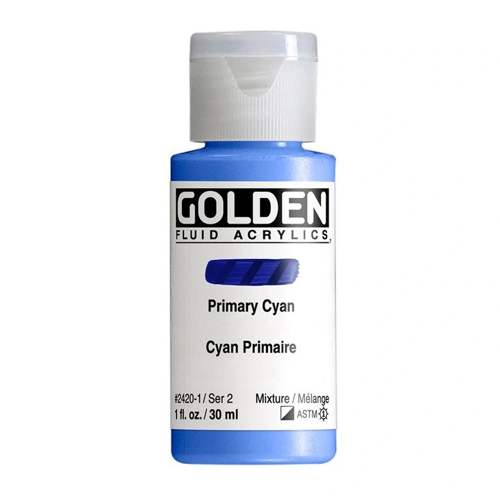 GOLDEN Fluid Acrylfarbe 118 ml – 2420 Cyan