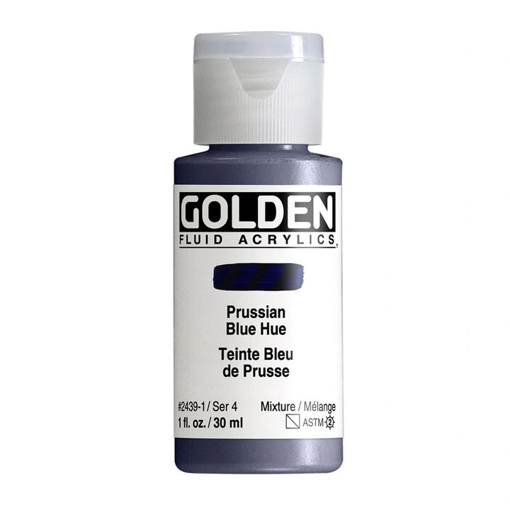 GOLDEN Fluid Acrylfarbe 118 ml – 2439 Preußischblau Farbton