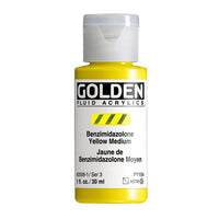 Akrylová farba GOLDEN Fluid 30 ml – 2008 bismuth vanadate žltá