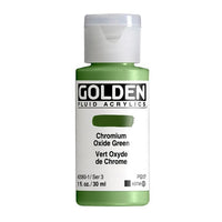 Akrylová farba GOLDEN Fluid 30 ml – 2060 chróm oxid zelená