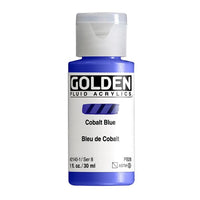 Akrylová farba GOLDEN Fluid 30 ml – 2140 kobaltová modrá