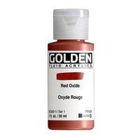 GOLDEN Fluid Acrylfarbe 30 ml – 2360 Oxidrot