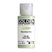 GOLDEN Fluid Acrylfarbe 30 ml – 2371 Titan hellgrün
