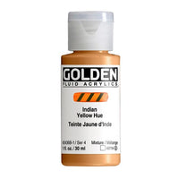 GOLDEN Fluid Acrylfarbe 30 ml – 2436 india gelb Farbton