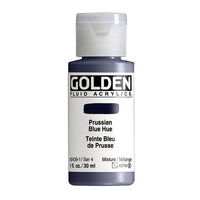 GOLDEN Fluid Acrylfarbe 30 ml – 2439 Preußischblau Farbton