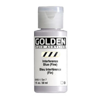 Akrylová farba GOLDEN Fluid Interference 118 ml – 2465 modrá
