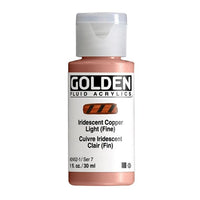 Akrylová farba GOLDEN Fluid Iridescent 118 ml – 2452 medená svetlá