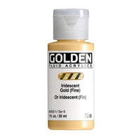 Akrylová farba GOLDEN Fluid Iridescent 118 ml – 2453 zlatá