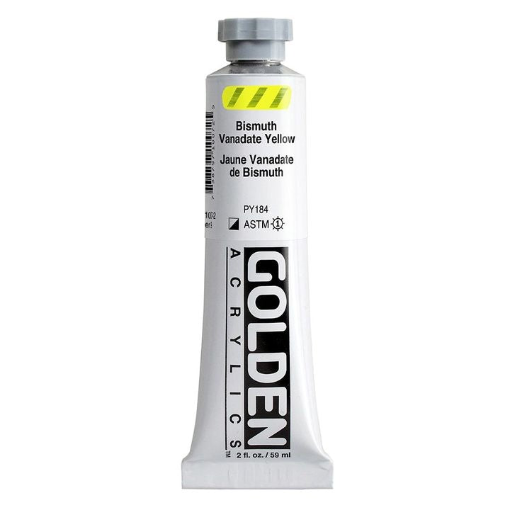 Akrylová farba GOLDEN Heavy Body 148 ml – 1007 bismuth vanadate žltá