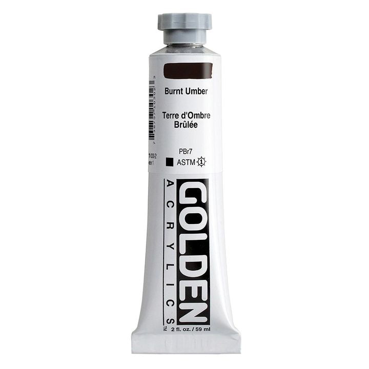 Akrylová farba GOLDEN Heavy Body 148 ml – 1030 umbra pálená
