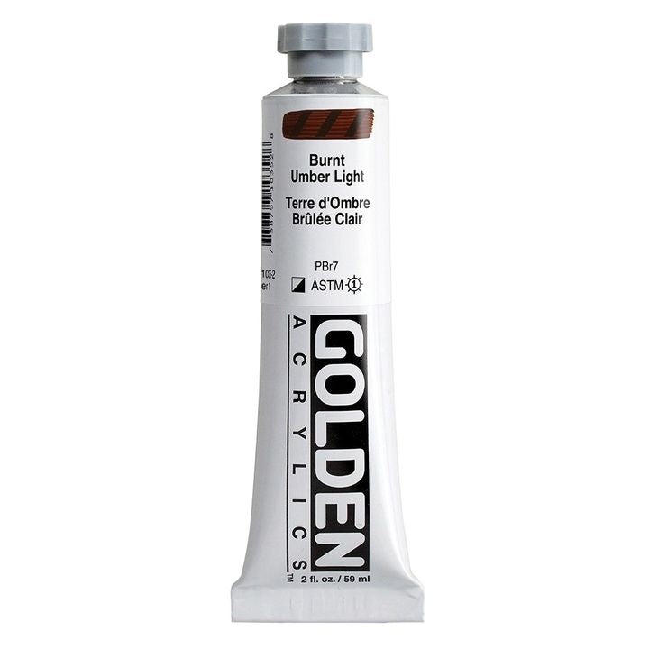 Akrylová farba GOLDEN Heavy Body 148 ml – 1035 umbra pálená svetlá