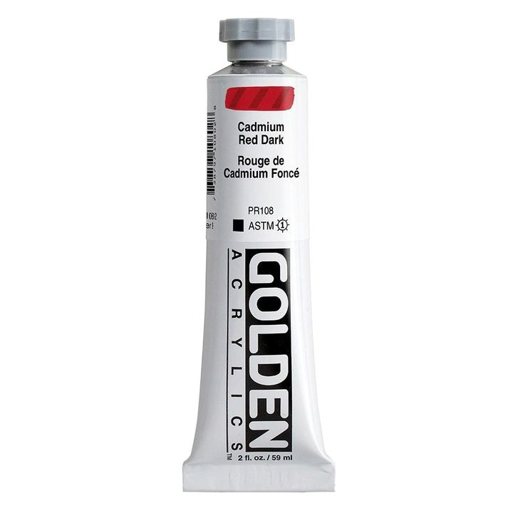GOLDEN Heavy Body Acrylfarbe 148 ml – 1080 Kadmium dunkelrot