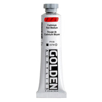GOLDEN Heavy Body Acrylfarbe 148 ml – 1100 Kadmium Medium Rot