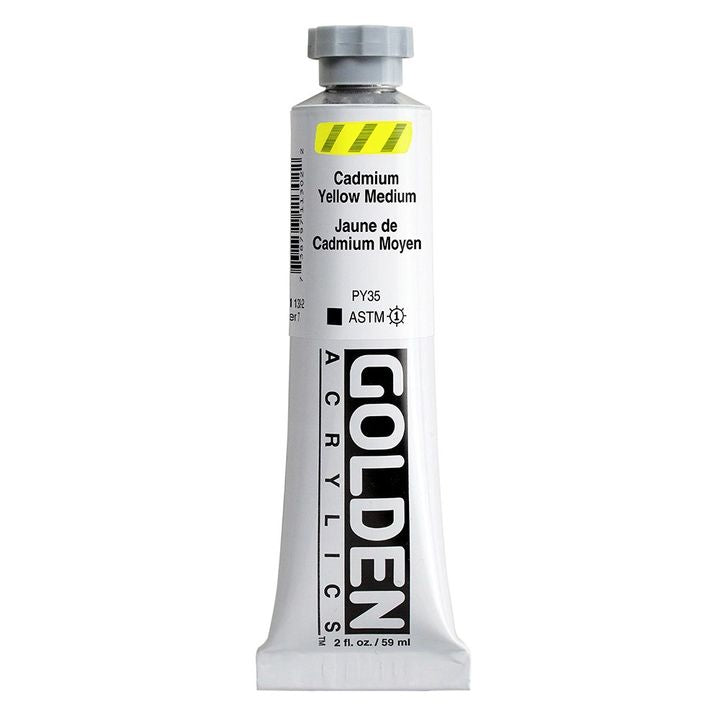 GOLDEN Heavy Body Acrylfarbe 148 ml – 1130 Kadmium medium Gelb